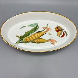 Vintage‎ Royal Worcester Evesham Gold Oval Baker Serving Dish Shape 30 Size 6